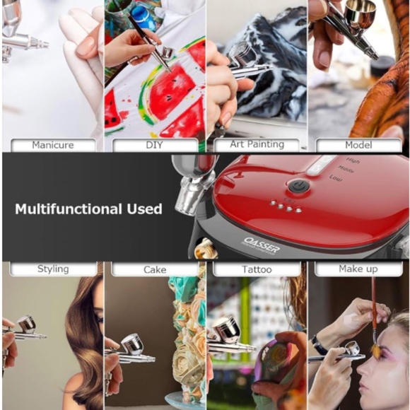 Oasser Airbrush Kit with Compressor Mini - Picture 5 of 9